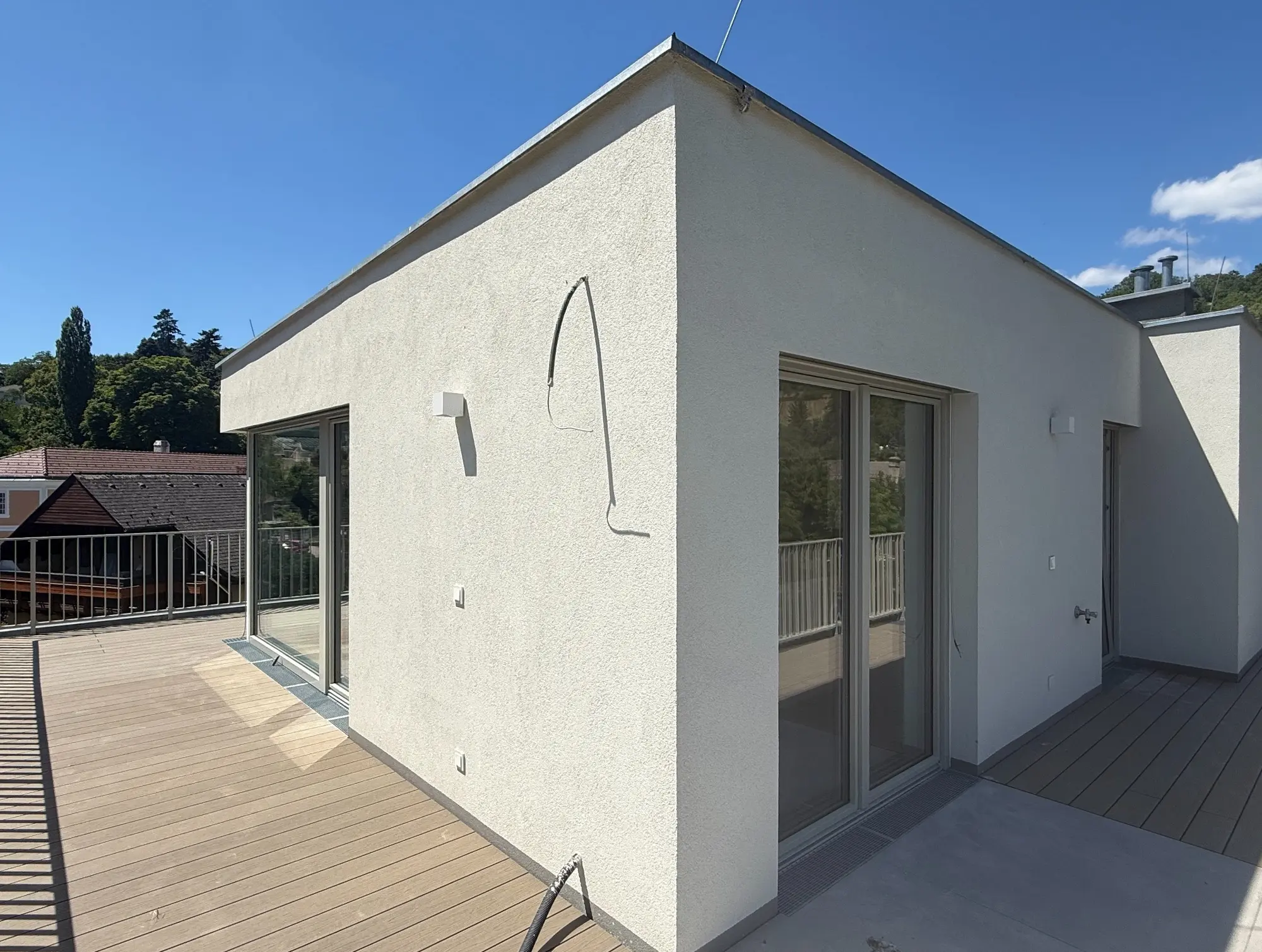 Große Dachterrasse von Top 11